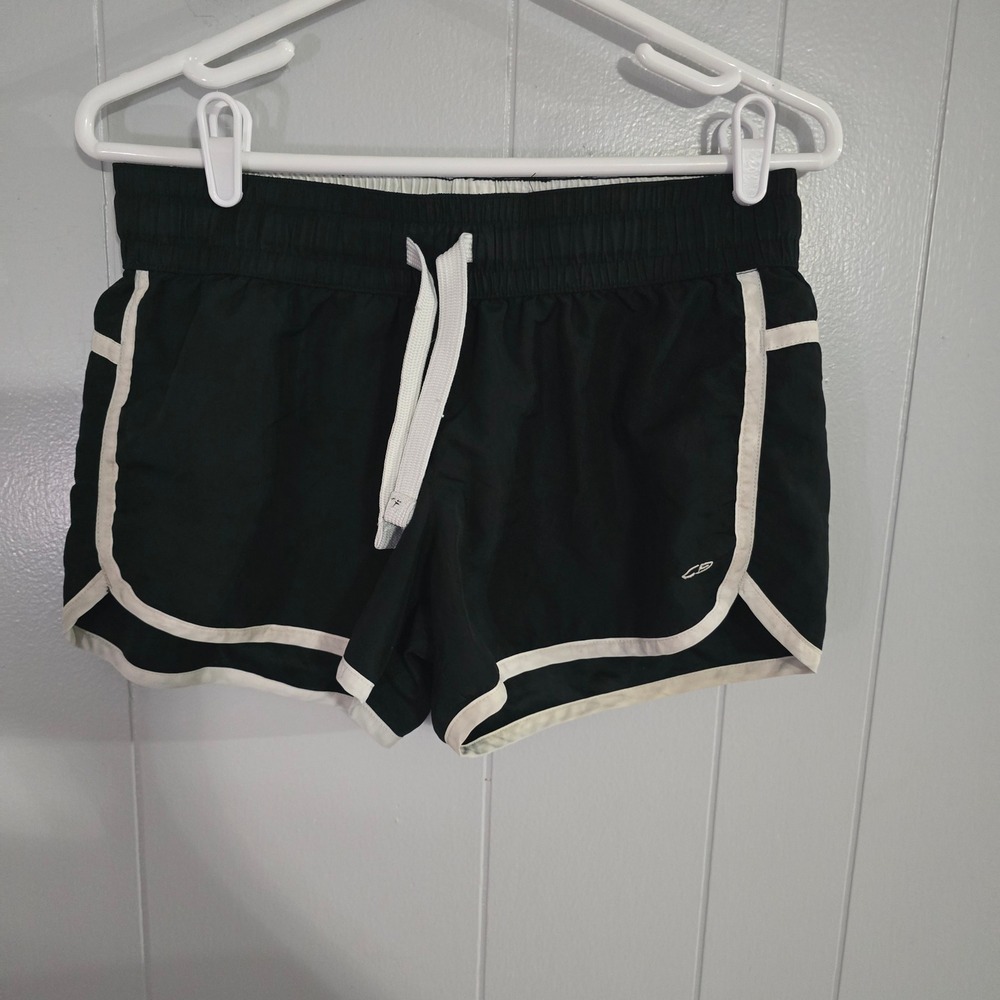 C9‎ by Champion Athletic Shorts Womens Medium Black White Contrast Trim Running